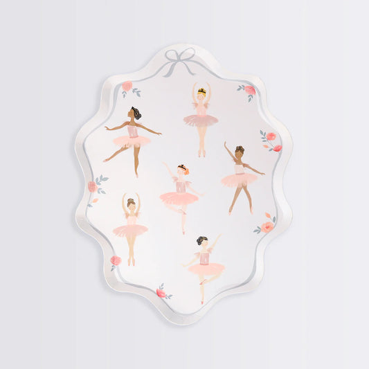 Ballerina Plates (x8)