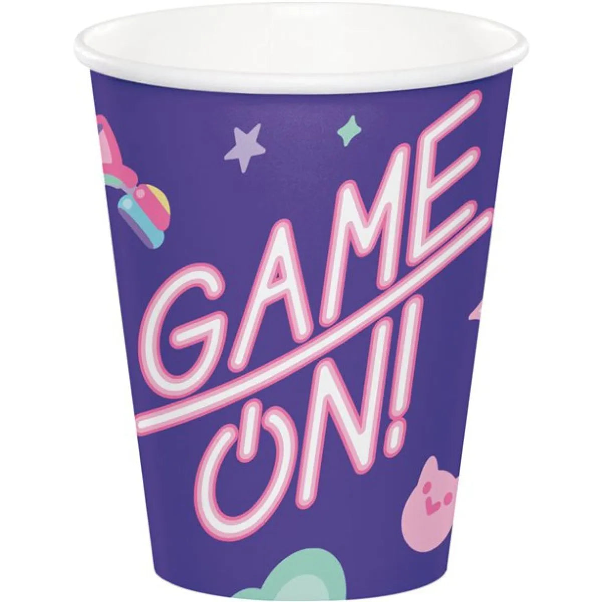 Gamer Girl Game On! Paper Cups