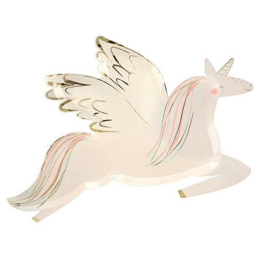 Winged Unicorn Plates (x8)