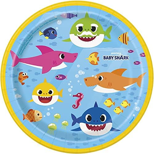 Baby Shark Dessert Plates