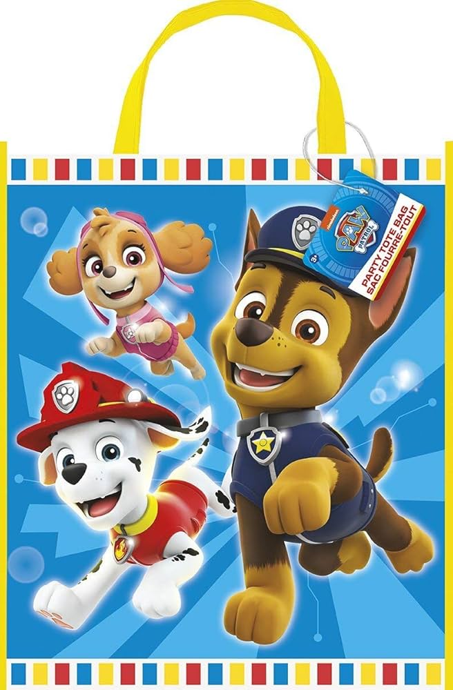 Paw Patrol Plastic Bag Tote