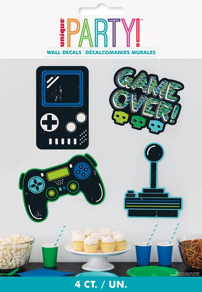 Gamer Birthday Assorted Wall Decals