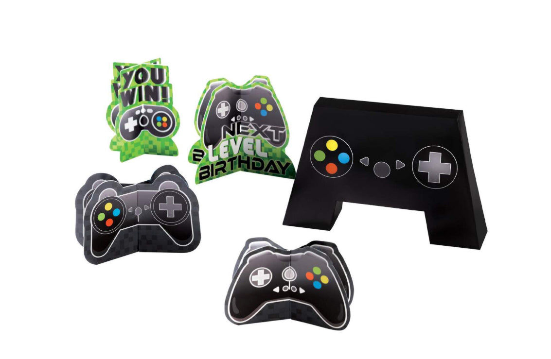 Level Up “Next Level Birthday” Game Controller Table Decorations