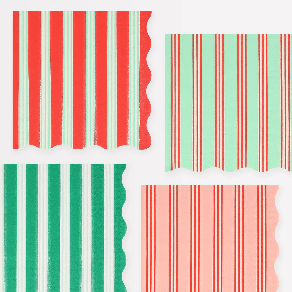 Festive Stripe Large Napkins