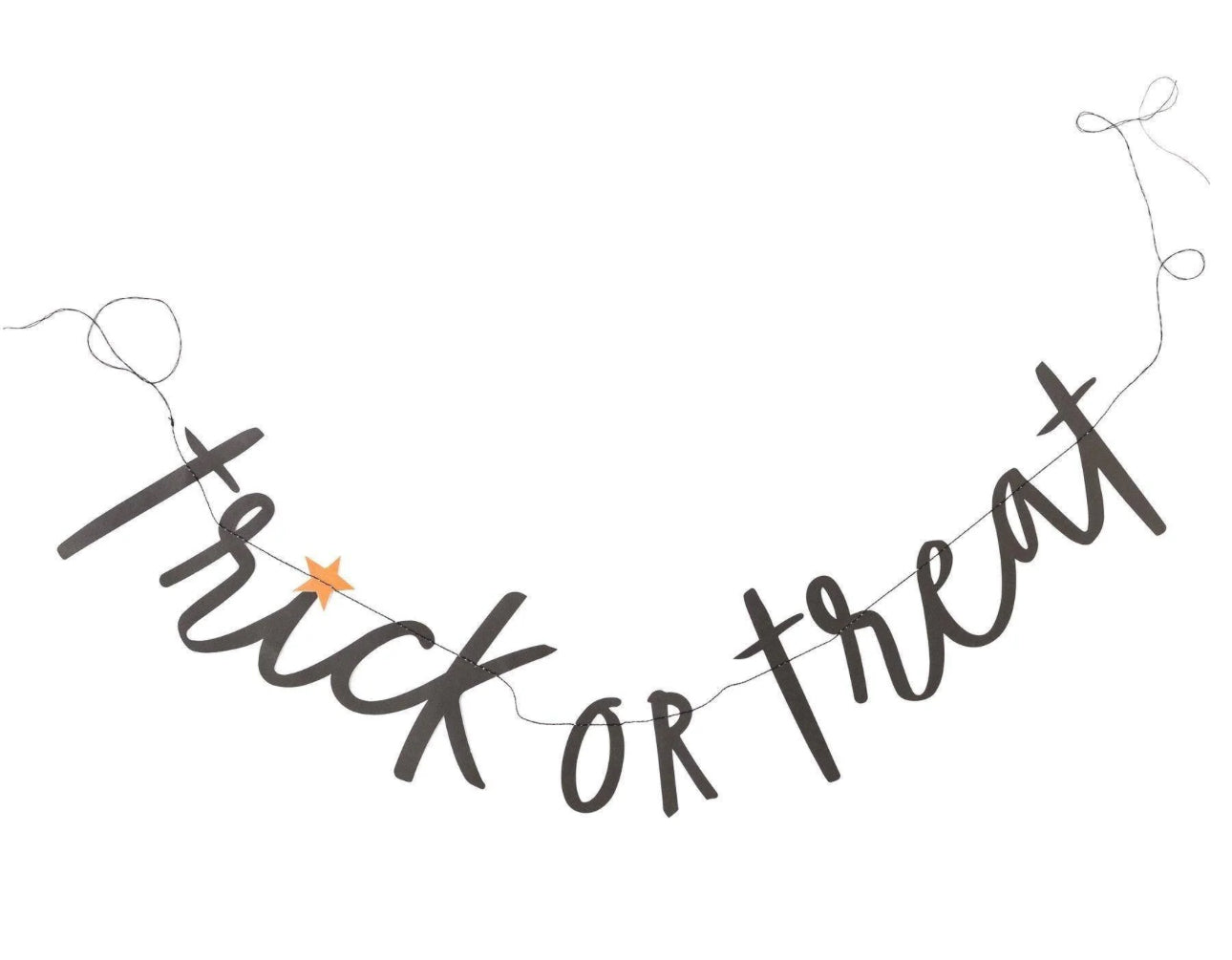 Trick or Treat Word Banner