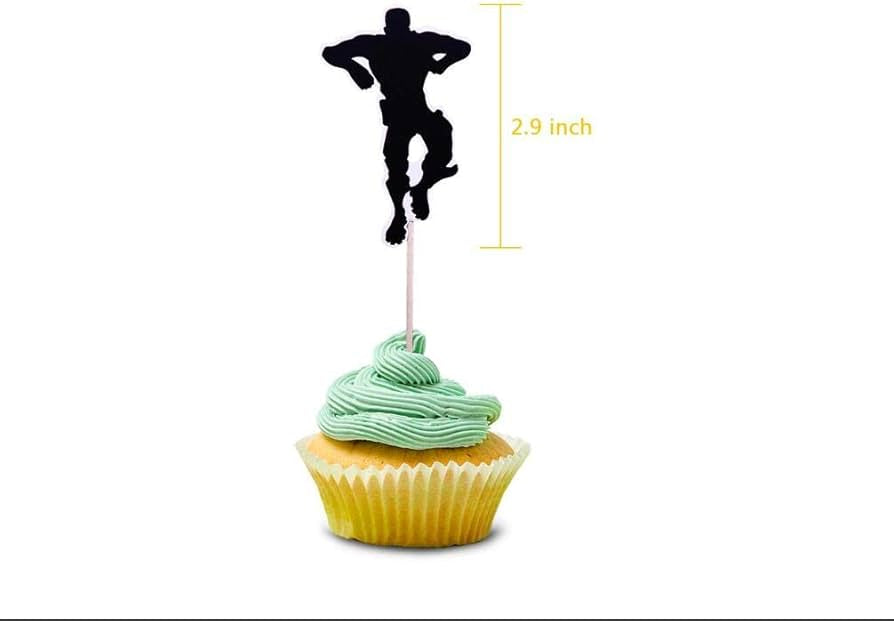 Dance Floss Fortnite Cupcake Toppers