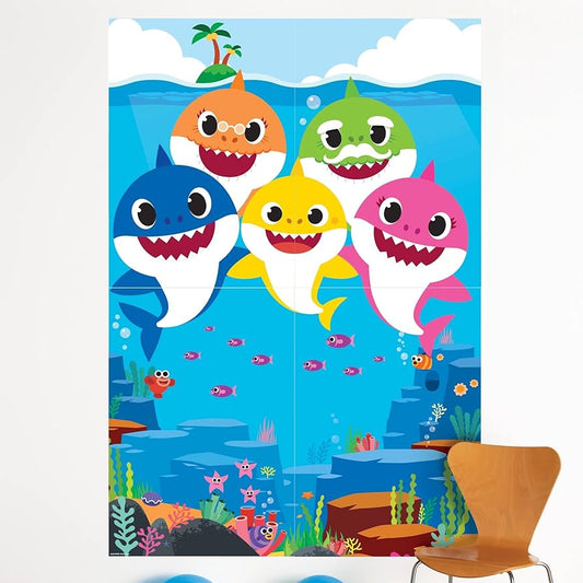 Baby Shark Scene Setter Backdrop