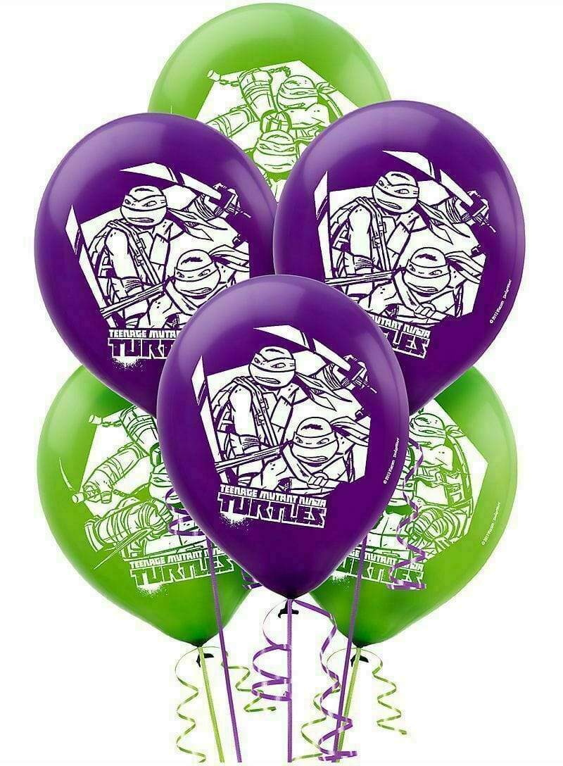 Teenage Mutant Ninja Turtles Latex Balloons