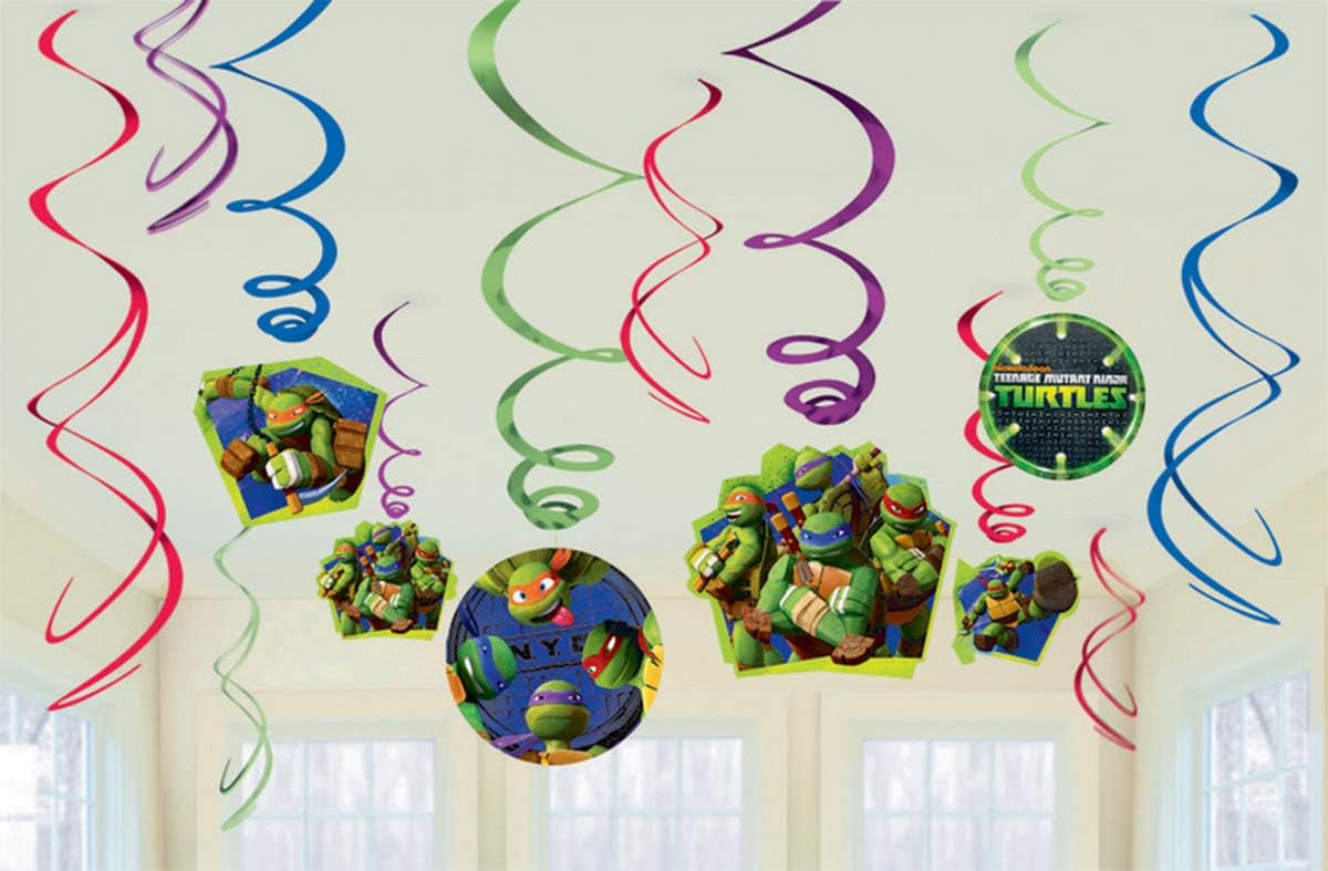 Teenage Mutant Ninja Turtles Swirl Decorations