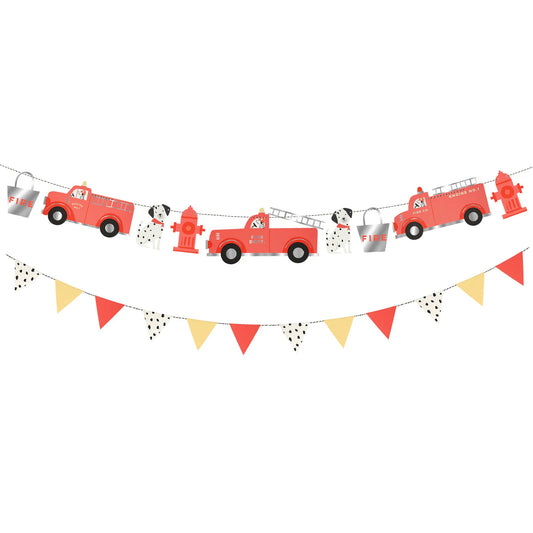 Fire Truck Garland Set
