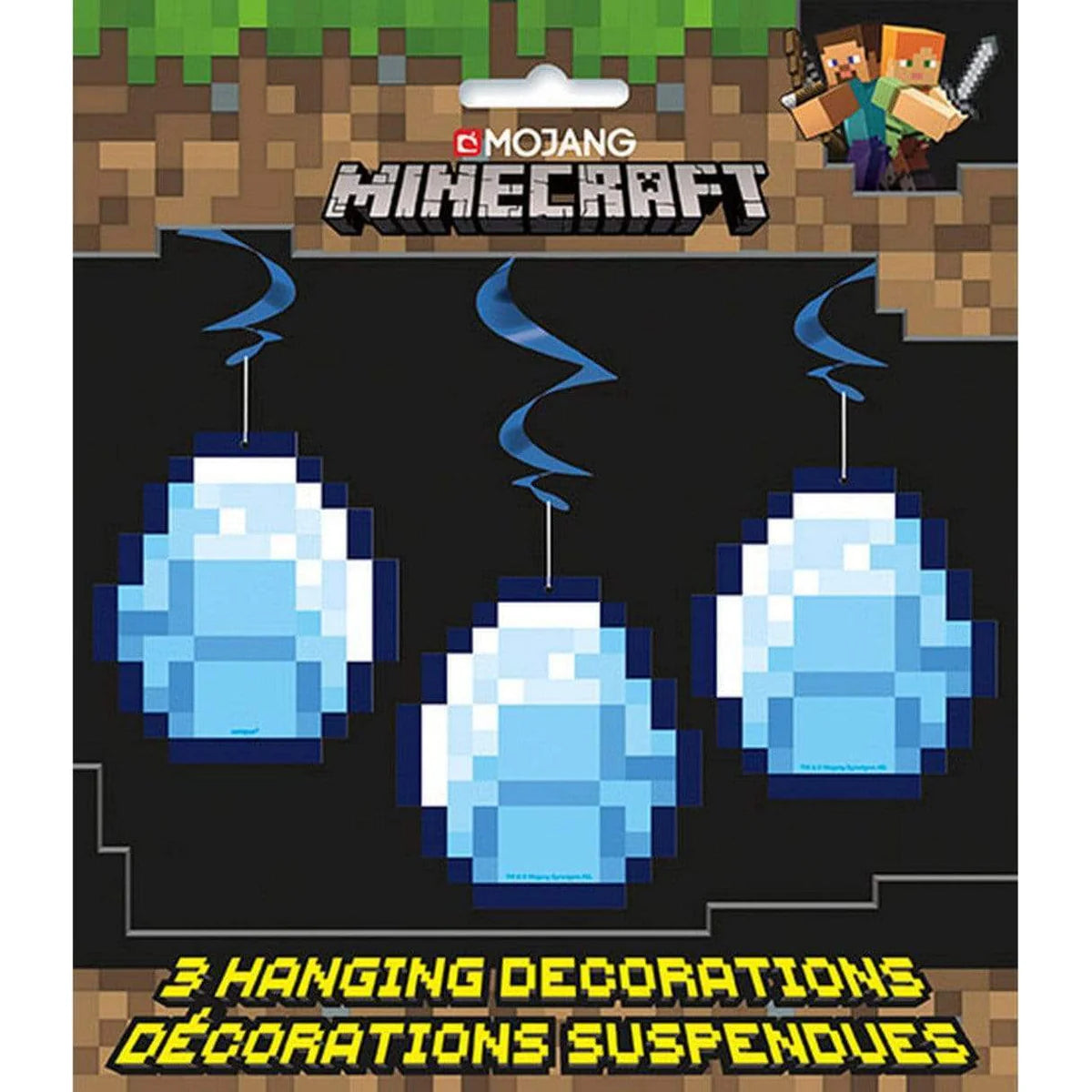 Minecraft Swirl Hanging Decorations