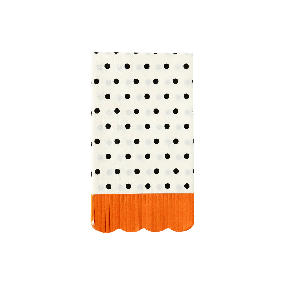 Black Polka Dot Guest Napkins