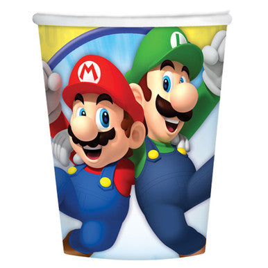 Super Mario Bros Paper Cups