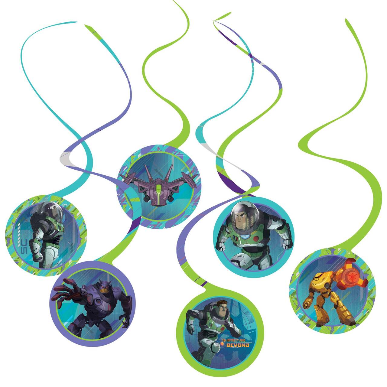 Lightyear Swirl Hanging Decorations