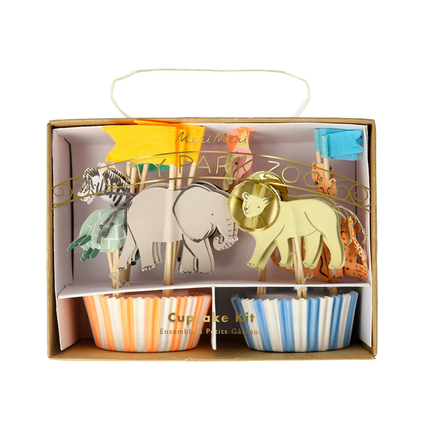 Safari Animals Cupcake Kit (x 24 toppers)