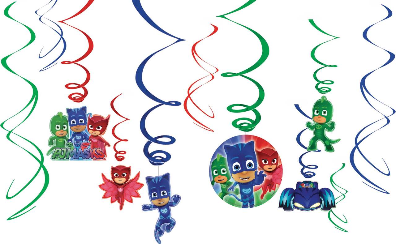 PJ Masks Swirl Decorations