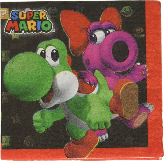 Super Mario Bros Beverage Napkins