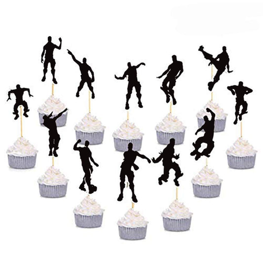 Dance Floss Fortnite Cupcake Toppers