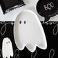 Hey Pumpkin Ghost Shaped Reusable Bamboo Tray