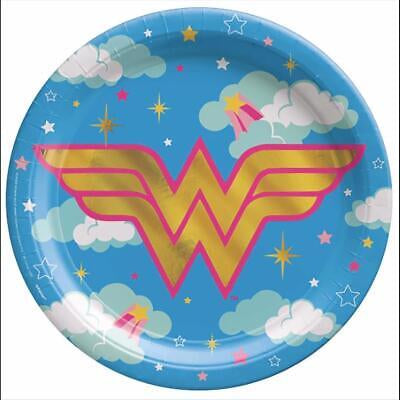 Wonder Woman Metallic Dessert Plates