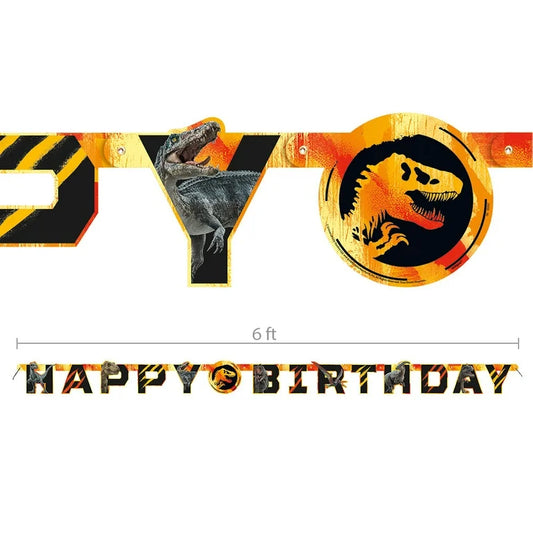 Jurassic World Jointed Birthday Banner