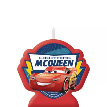 Lightning McQueen Birthday Candle