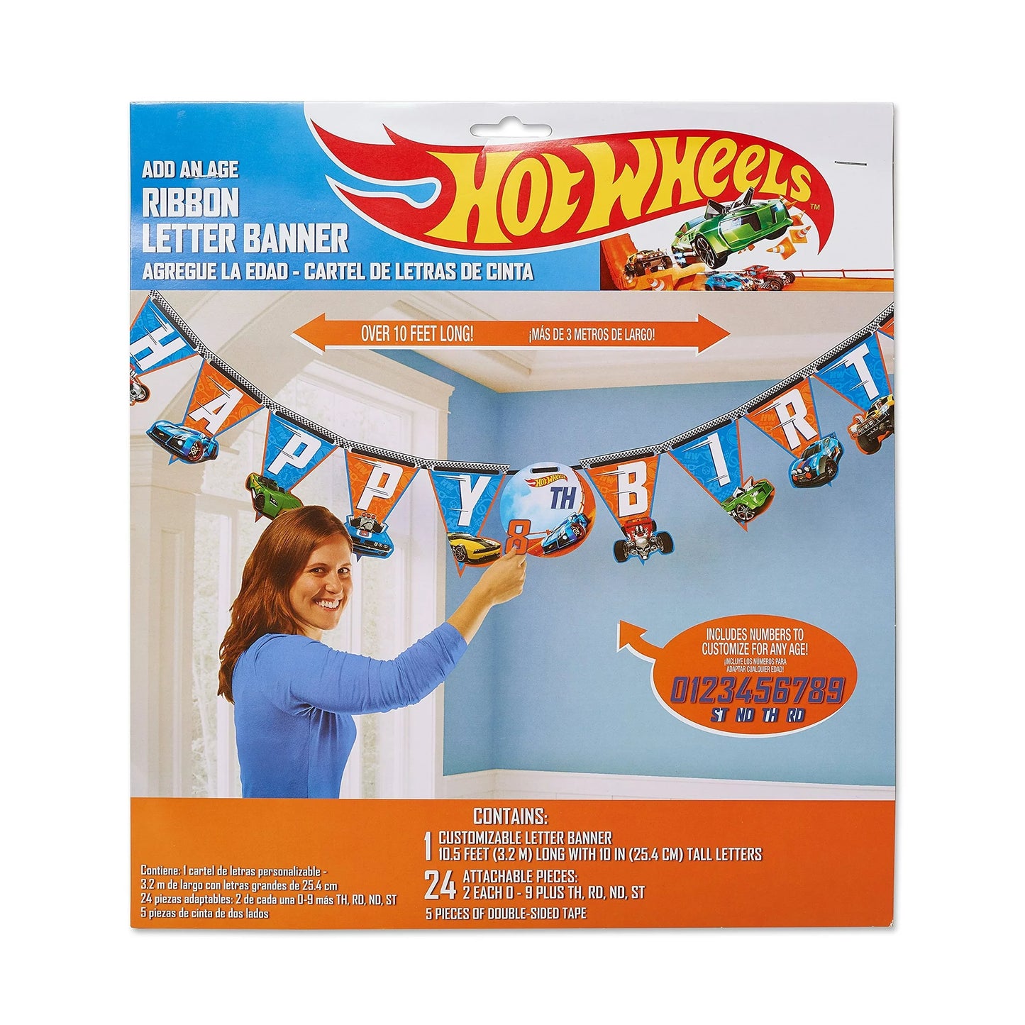 Hot Wheels Happy Birthday Banner Kit