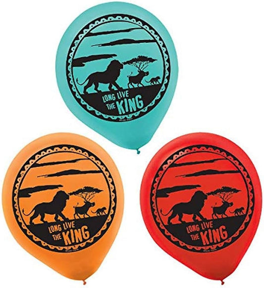 The Lion King Assorted Colors Latex Balloons