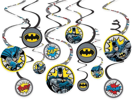 Batman Value Pack Swirl Decorations