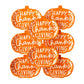 Happy Thanksgiving Pumpkin Plates