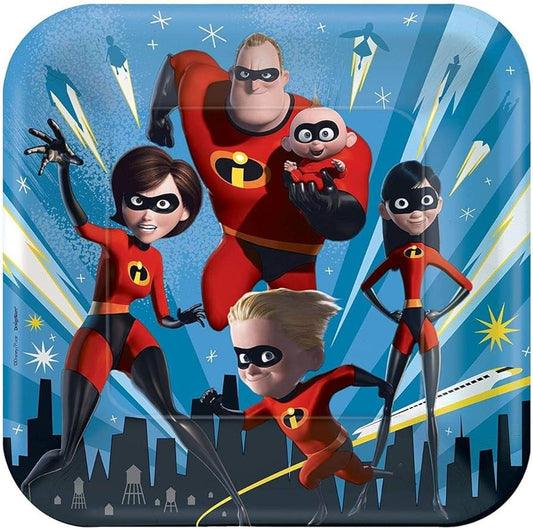 Incredibles 2 Dinner Plates