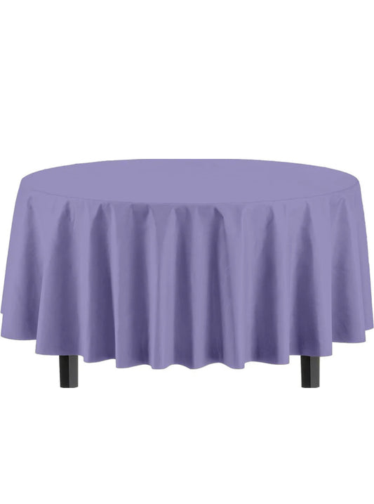 Round Lavender Table Cover