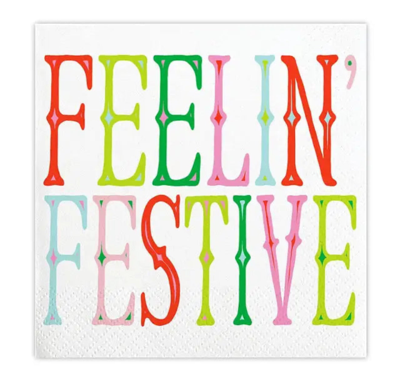 Feelin Festive Beverage Napkins