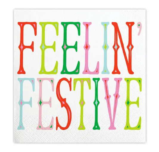 Feelin Festive Beverage Napkins