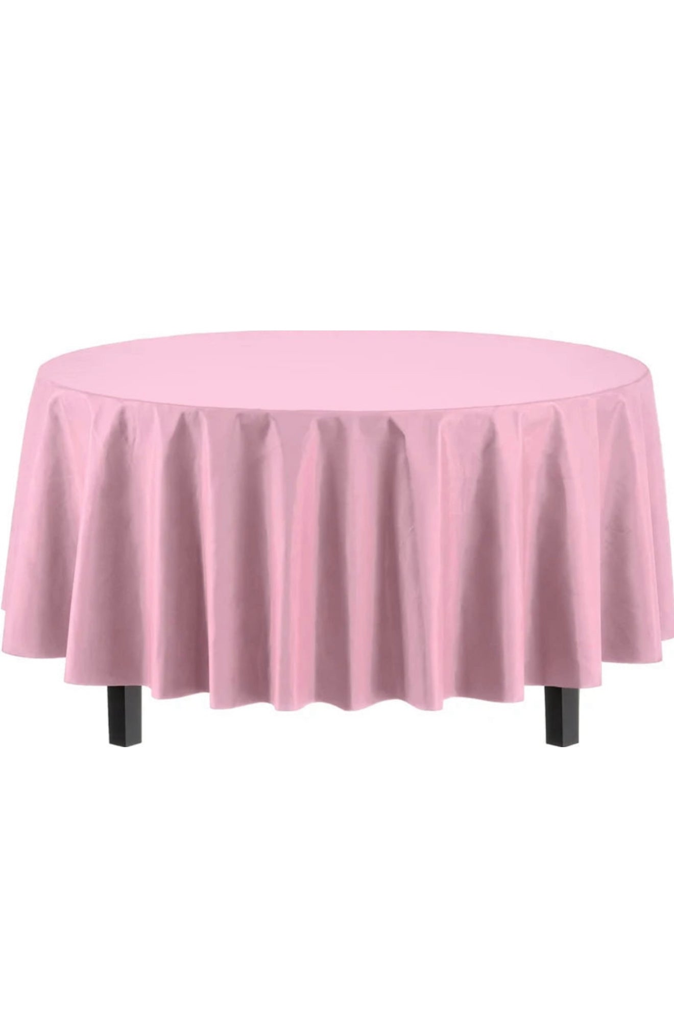 Round Pink Table Cover