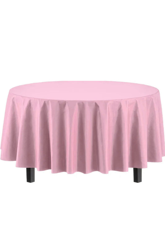 Round Pink Table Cover