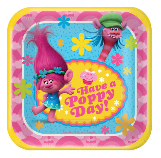 Trolls “Have a Poppy Day!” Dessert Plates