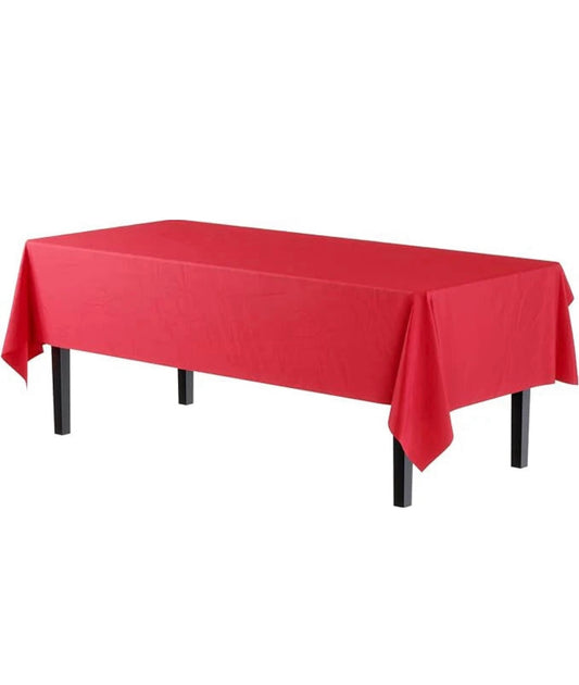 Rectangular Red Table Cover