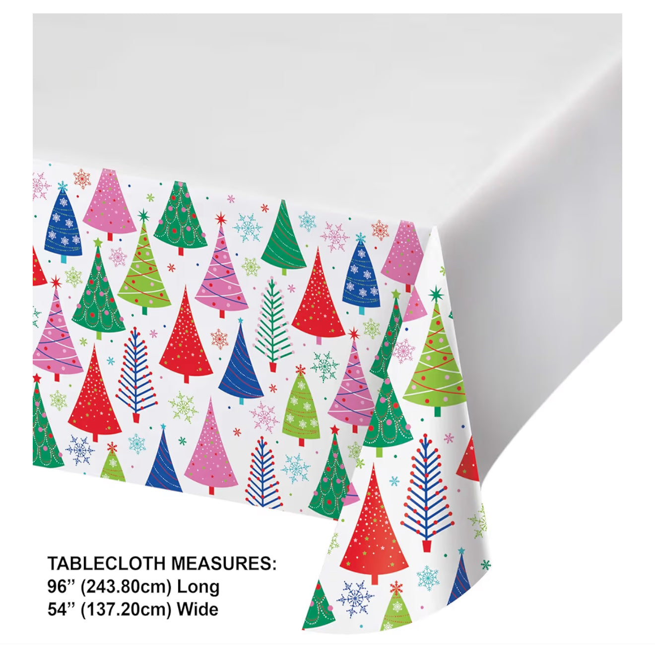 Joyful and Jolly Paper Table Cover