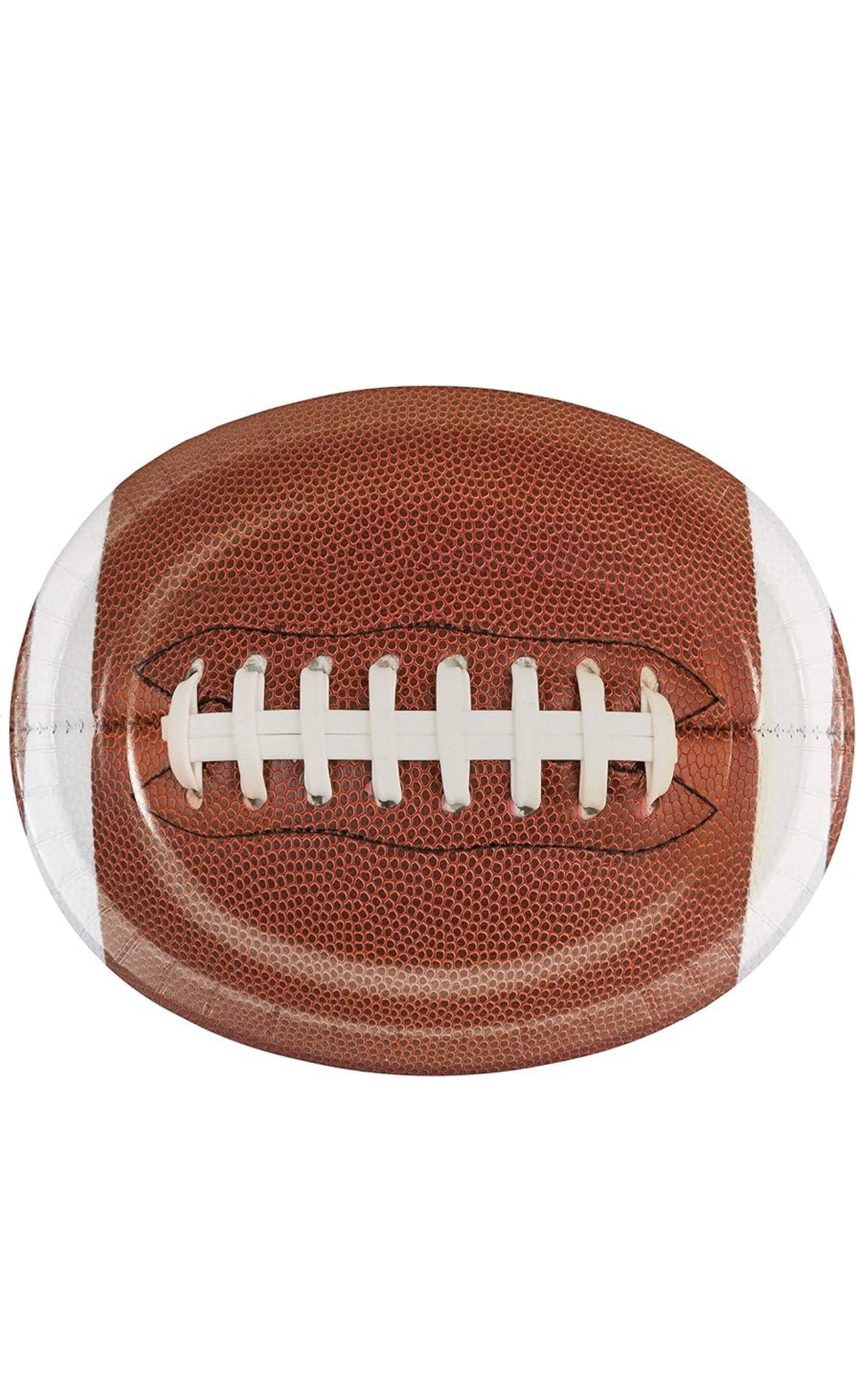 Football Touchdown Oval Plates