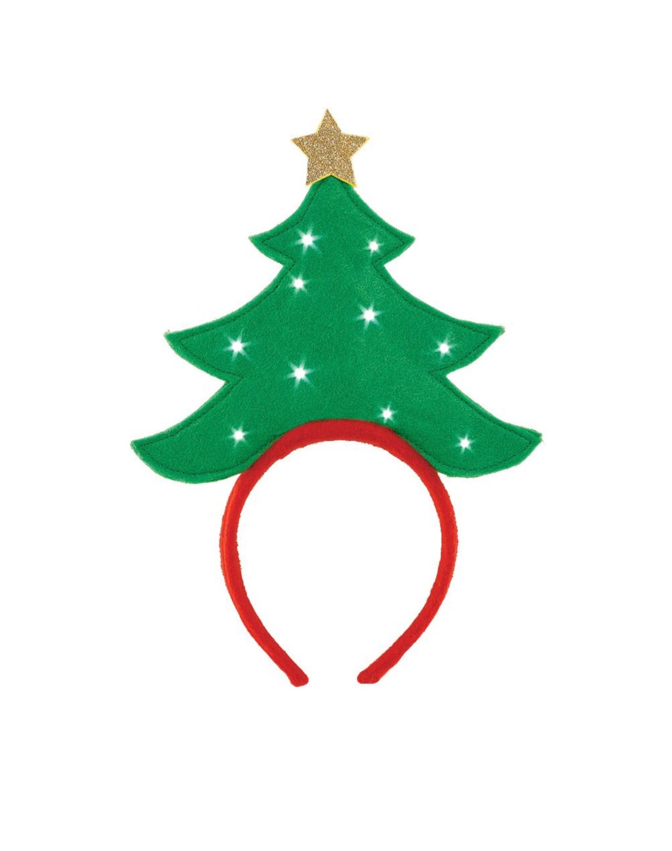 Light up Christmas Tree Headband