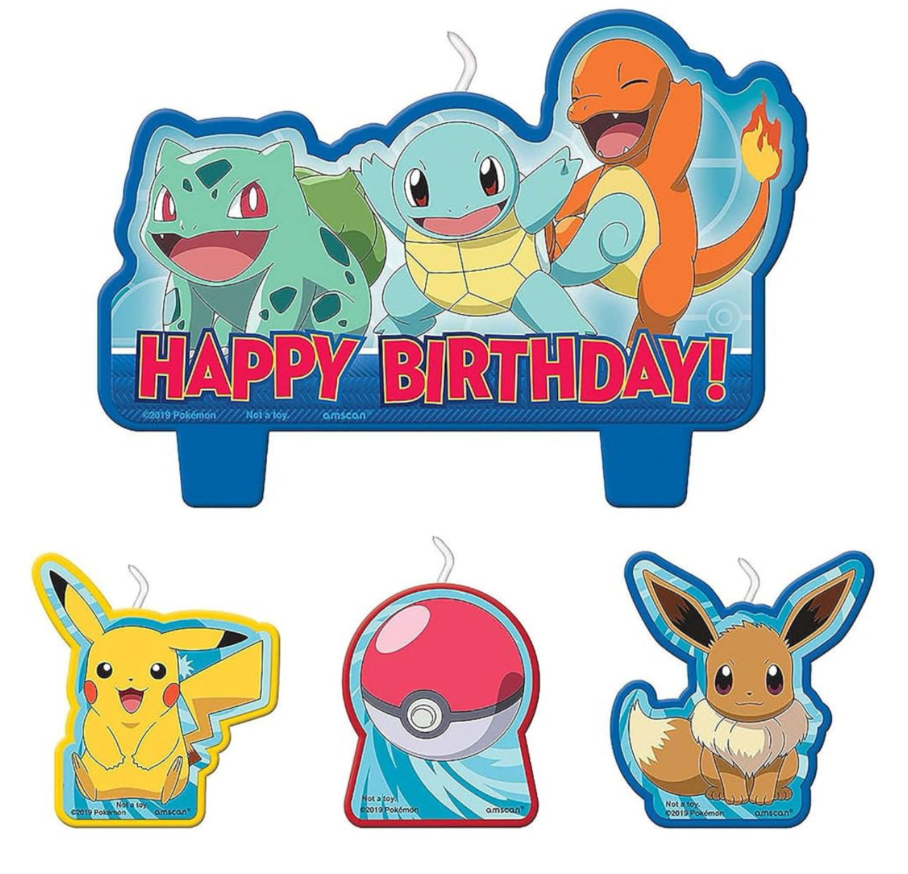 Pokémon Birthday Candles