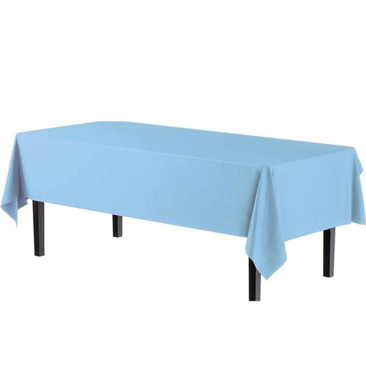 Rectangular Light Blue Table Cover