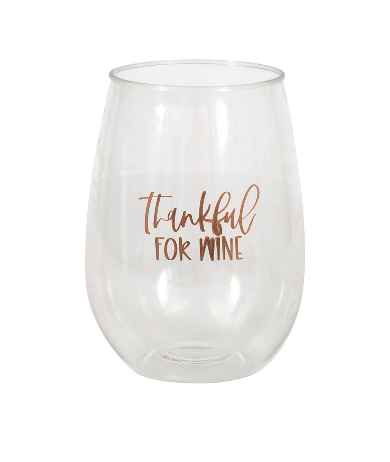 Thankful For Wine Stemless Cup