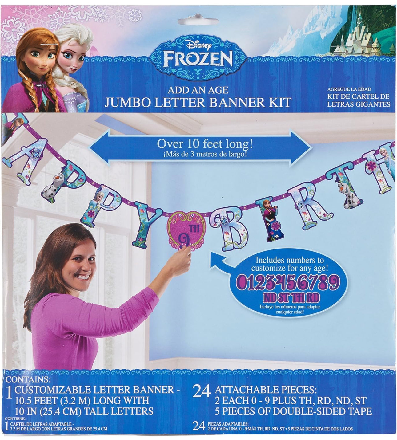 Frozen Jumbo Letter Banner