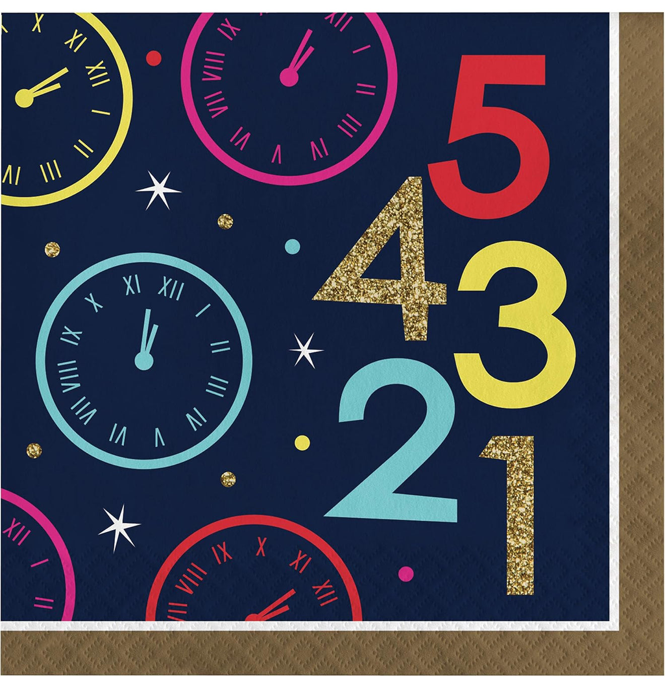 New Year’s Countdown Lunch Napkins