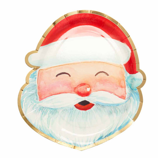 Santa Salad Plates