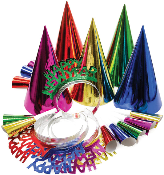 Multicolor New Years Party Kit (10ppl)