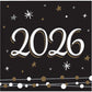 New Years 2026 Beverage Napkins