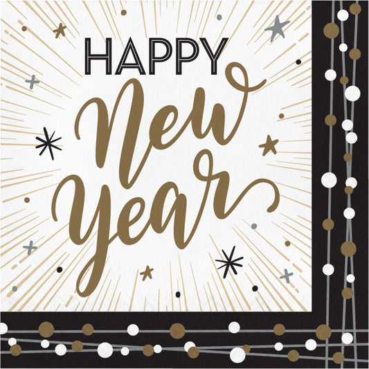 Happy New Year Luncheon Napkins